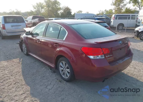 2010 Subaru Legacy 2.5I Premium from USA, damaged, VIN 4S3BMCG66A3229114
